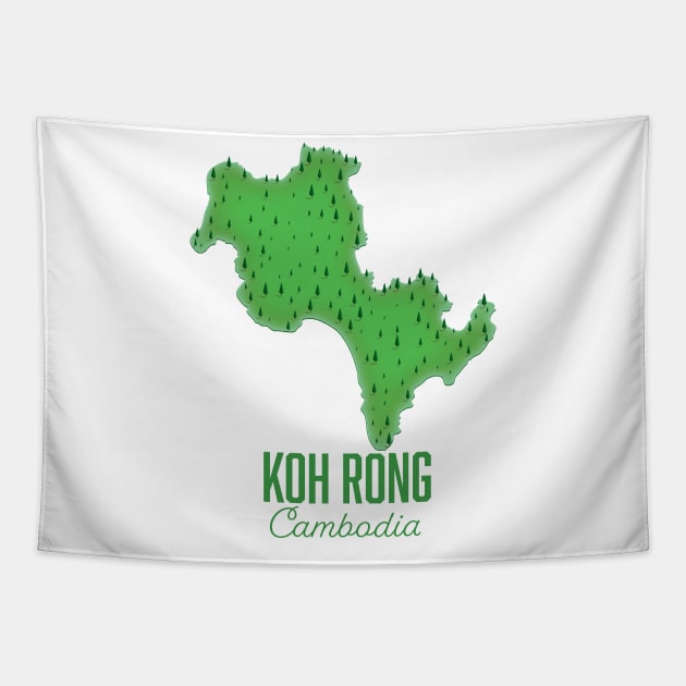 Koh Rong Island, Cambodia Tapestry by nickemporium1