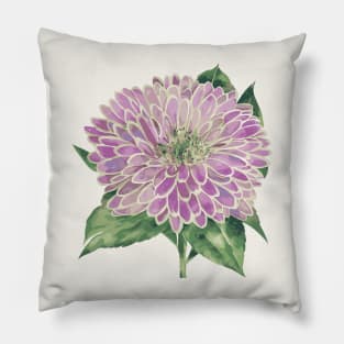 Hydrangea With Leaves Pillow