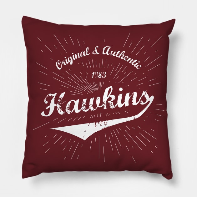 Original Hawkins, IN Shirt Pillow by Teevolution