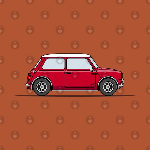 Classic Mini Cooper - Red by JingleSnitch