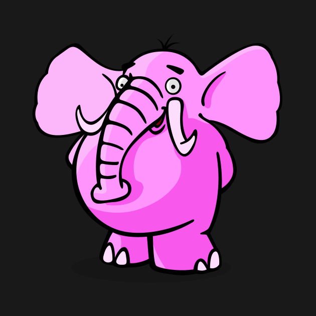 Pink elephant by JORDYGRAPH