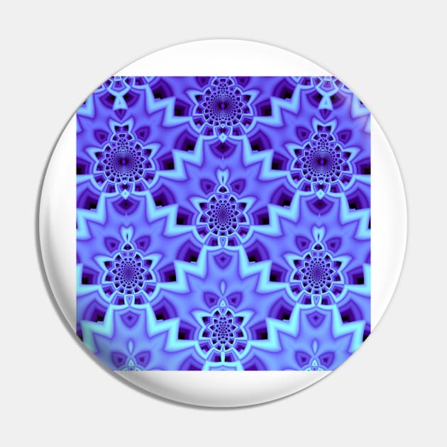 Violet Recurring Fractal Pattern Pin by pinkal