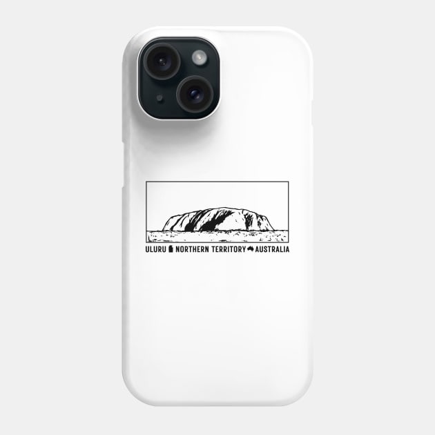 Uluru Illustration Phone Case by CreatorJ
