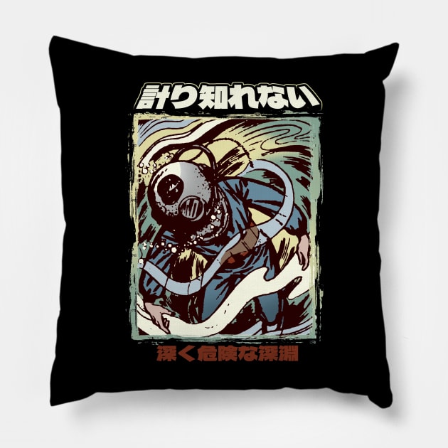 Unfathomable, Deep and Treacherous Abyss Pillow by Another Dose