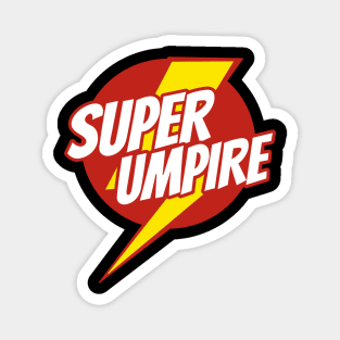 Super Umpire - Funny Referee Superhero - Lightning Edition Magnet