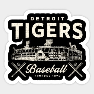 Detroit Tigers Stadium by Buck Tee Kids Hoodie