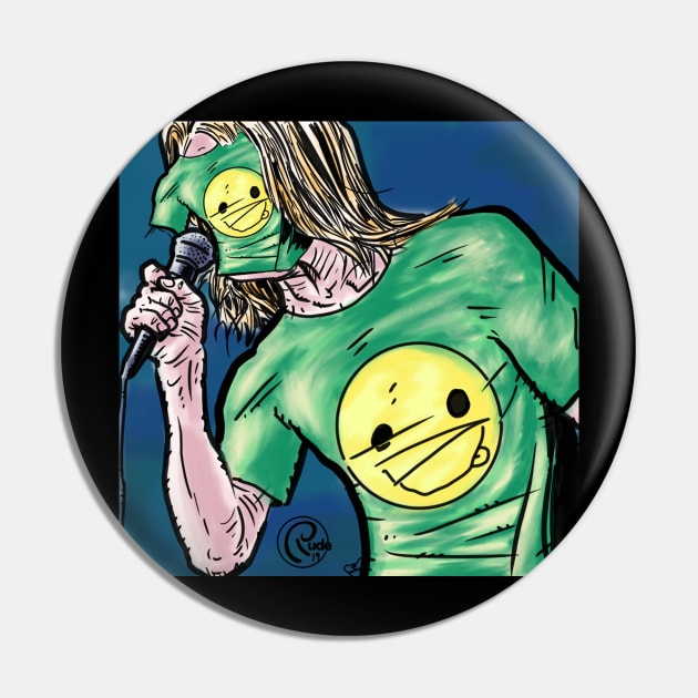 Iggy Censored Pin by Rudeman