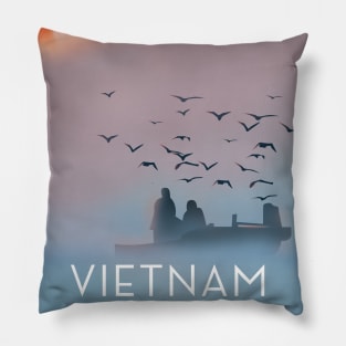 Vietnam Sunset Pillow