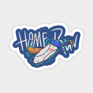 Baseball home run Magnet