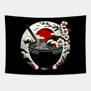 Retro Japanese Kawaii Anime Ramen Men Kids Women Funny Ramen Tapestry