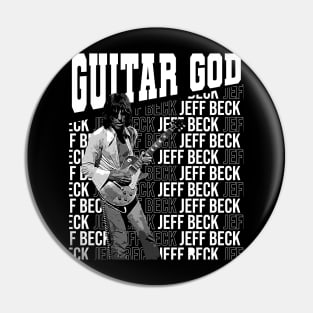 Jeff Beck // Guitar god // 80s Pin