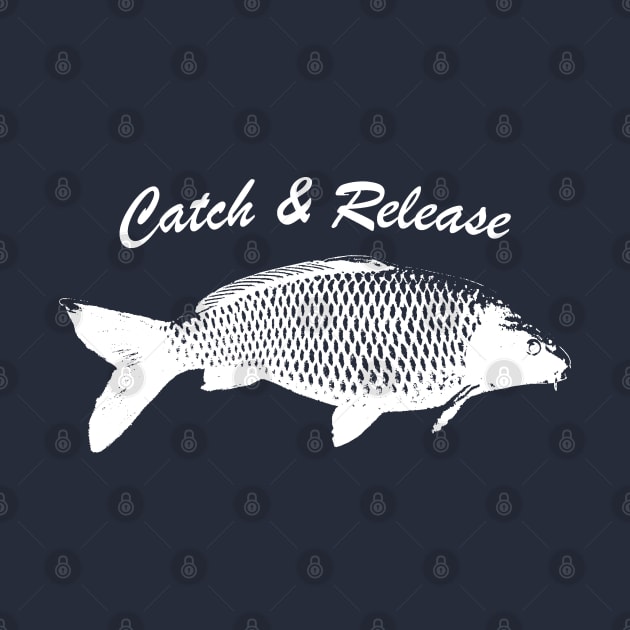 Catch and Release Series, Carp, White color by BassFishin