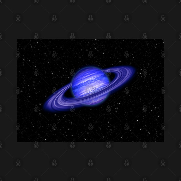 Blue Jupiter Planet by The Black Panther