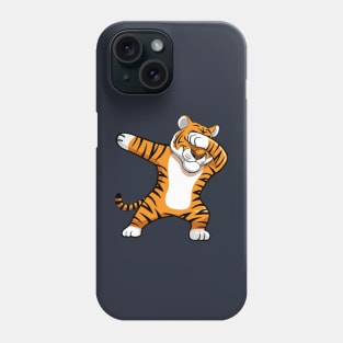 Dabbing Tiger Football Mascot Phone Case