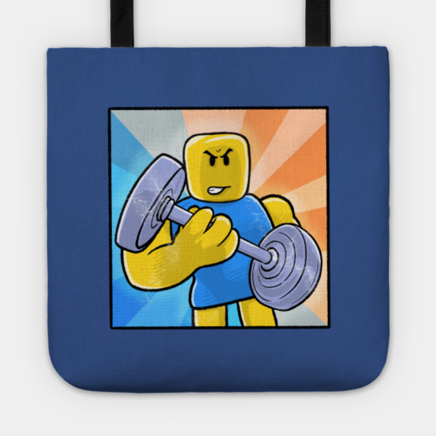 Weight Lifting Character Roblox Tote Teepublic - russoplays roblox character