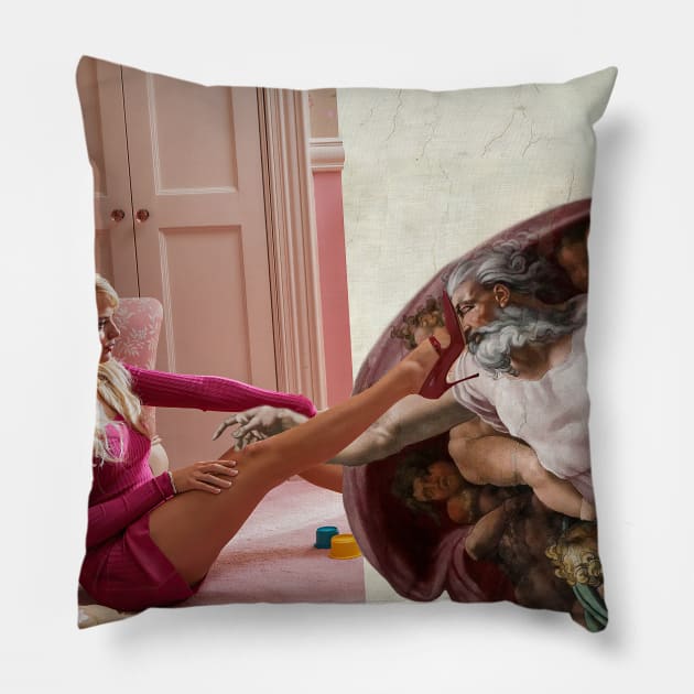 creation of wall street 1 Pillow by norro