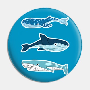 Three Whales Pin