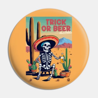 Trick r beer Pin