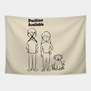 Mom Dad Position Available Dating Personalized Divorcee Gift Tapestry