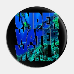 Underwater world Pin