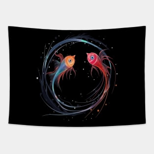 Oarfish Valentine Day Tapestry