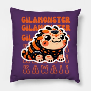 Kawaii Gila Monster Pillow