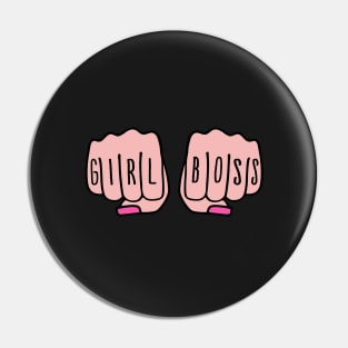 Girl boss female hands Pin