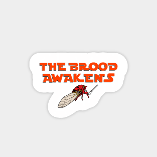 The Brood Awakens - Cicadas 2024 (Light Colors) Magnet