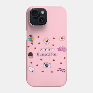 cute pink things Phone Case