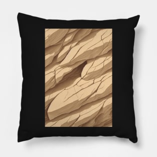 Sandstone Stone Pattern Texture #2 Pillow