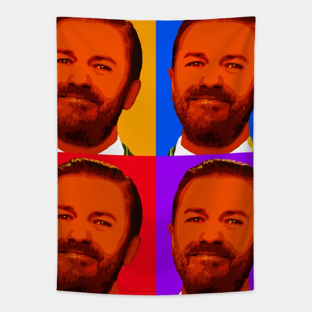 ricky gervais Tapestry by oryan80