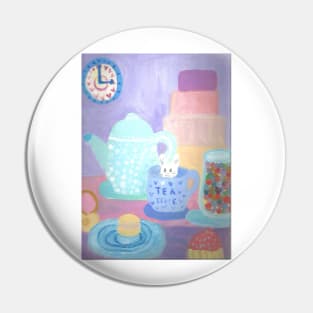 Kawaii Tea Party Pin