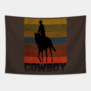 vintage cowboy Tapestry