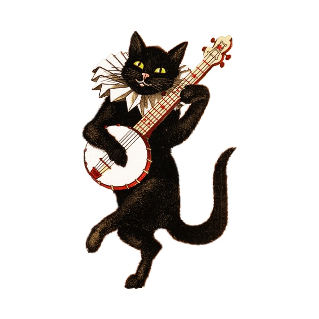 Banjo Cat by Buy Custom Things