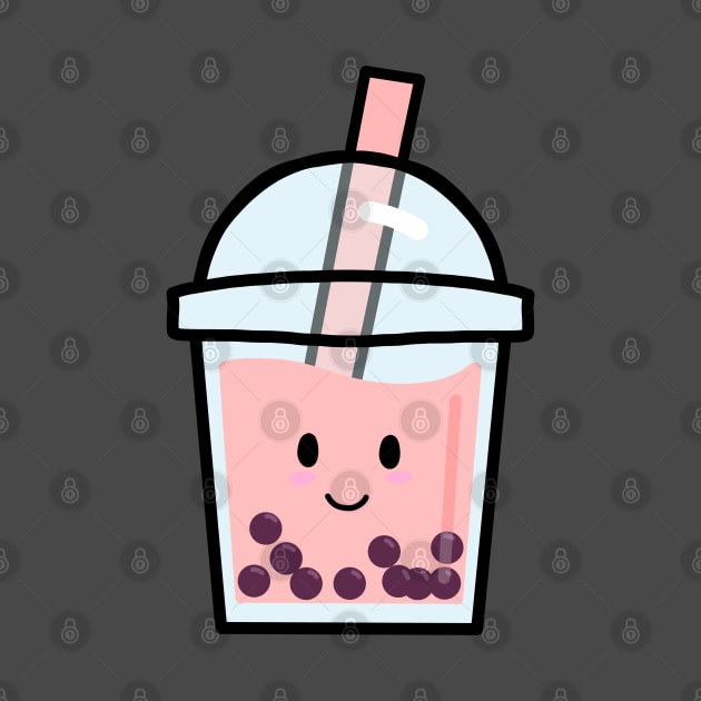 Boba tea kawaii by Trippycollage