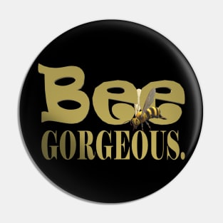 Bee Gorgeous Gold Pin