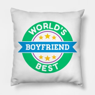 World's Best Boyfriend Pillow