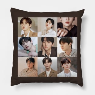 Hwang Min Hyun collage Pillow