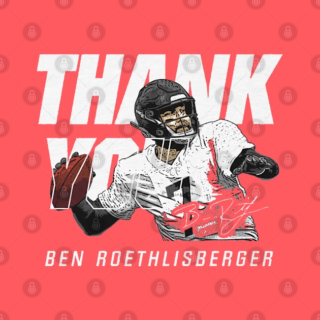 Ben Roethlisberger Pittsburgh Thank You by MASTER_SHAOLIN