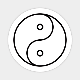 Yin Yang sticker - Ancient Chinese philosophy symbol Magnet