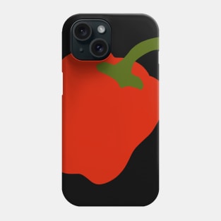 Paprika Pepper Cutout Artwork - Warhol Vegetables (Vegetarian or Vegan Idea) Phone Case