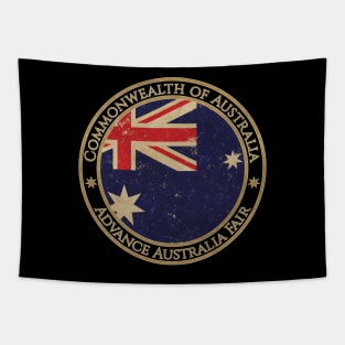 Vintage Commonwealth of Australia Oceania Oceanian Flag Tapestry