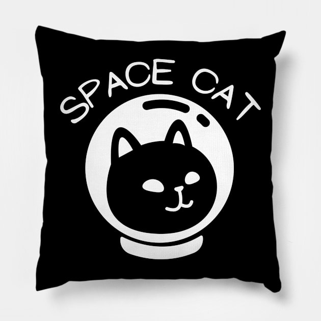 Space Cat Pillow by Purrestrialco