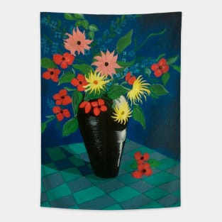 Vase of Flowers - printable - from my original acrylic painting Tapestry