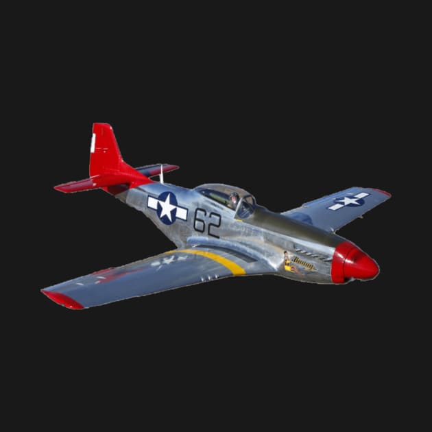 P-51 Mustang Red Tail by Squatch