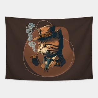 Detective Cat Tapestry