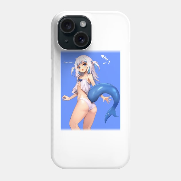 Gawr Gura In UnderWear, Hololive Phone Case by SaucyBandit