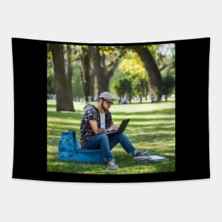 Content Creator in the Park Tapestry