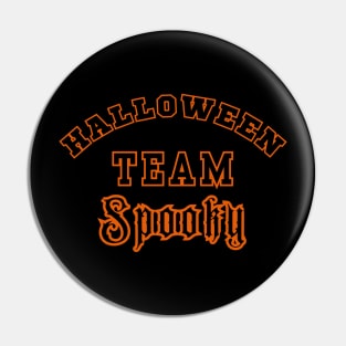 Halloween Team Spooky Pin