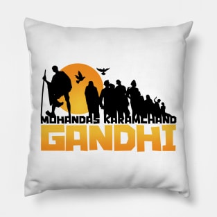 Mahatma Gandhi Father of the Nation Pillow